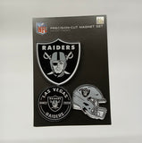 LAS VEGAS RAIDERS PREMIUM ACRYLIC MAGNET PACK CARDED