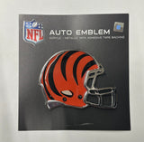 Cincinnati Bengals Helmet Acrylic- Metallic Auto Emblem