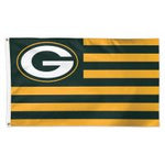 Green Bay Packers / Patriotic Americana Flag - DELUXE 3' X 5'