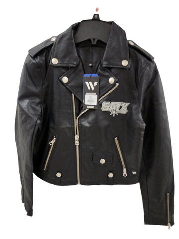 San Antonio Spurs Women’s “The Wild Collective” Leather Biker Jacket