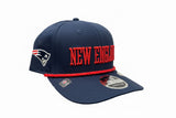 New England Patriots Official Wordmark Rope New Era 9SEVENTY Stretch-Snap Hat