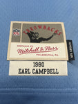 Earl Campbell Houston Oilers 1980 NFL Legacy Mitchell & Ness Stitched Jersey - Light Blue