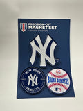 NEW YORK YANKEES PREMIUM ACRYLIC MAGNET PACK CARDED