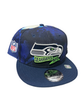Seattle Seahawks Official Ink Sideline New Era 9FIFTY SnapBack Hat