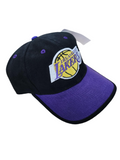 Los Angeles Lakers American Needle Vintage Velcro Adjustable Hat- Black/Purple