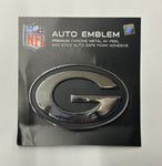 Green Bay Packers Auto Emblem Premium Metal Chrome