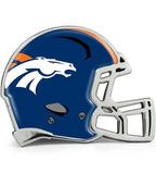 Denver Broncos Acrylic- Metallic Auto Emblem W/ Adhesive Tape Backing