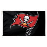 Tampa Bay Buccaneers Black Background Flag - DELUXE 3' X 5'