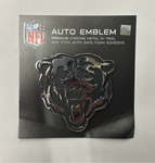 Chicago Bears Auto Emblem Premium Metal Chrome Bear Head