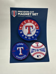 TEXAS RANGERS PREMIUM ACRYLIC MAGNET PACK CARDED