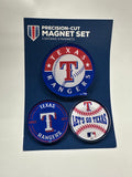 TEXAS RANGERS PREMIUM ACRYLIC MAGNET PACK CARDED