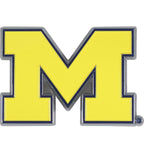 Michigan Wolverines 3-D Metal Auto Emblem