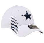 Dallas Cowboys 2024 New Era 39THIRTY Active White Flex Fit Cap