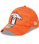 Denver Broncos 2024 On-Field Orange Sideline New Era 39THIRTY Flex-Fit Hat Cap