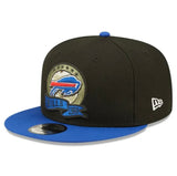 Buffalo Bills 2022 Salute To Service New Era 9FIFTY Snapback Hat-Black/Blue