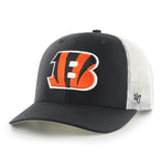 Cincinnati Bengals ‘47 Brand Black Trucker Mesh Snapback Hat