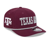 Texas A&M Aggies Wordmark Rope New Era 9SEVENTY Stretch-Snap Hat Cap