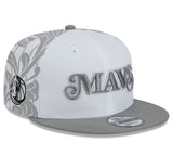 Dallas Mavericks New Era White City Edition 9FIFTY Snapback Hat