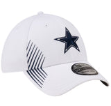 Dallas Cowboys New Era 39THIRTY Active Flex fit Cap - White