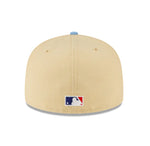 Texas Rangers New Era 59FIFTY “JUST CAPS” Fitted Hat- Venetian Yellow/ Baby Blue