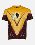 Washington Redskins Vintage Majestic V Tye-Dye T-Shirt