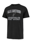 San Antonio Spurs Official Black ‘47 Brand Wordmark Franklin T-Shirt