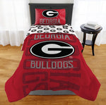 Georgia Bulldogs 3 Piece Full/Queen Comforter Set