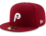Philadelphia Phillies PLUM New Era authentic collection On-Field 59fifty Fitted Hat