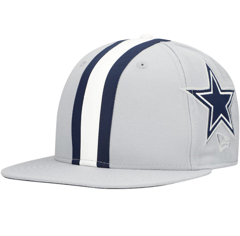Dallas Cowboys Helmet New Era 9FIFTY SnapBak Hat- Grey