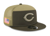 Chicago Bears 2025 New Era 9FIFTY Salute to Service Sideline SnapBack Hat