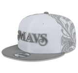Dallas Mavericks New Era White City Edition 9FIFTY Snapback Hat
