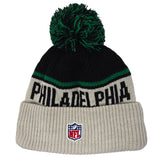 Philadelphia Eagles 2024 Historic Alternate Sideline Cuffed Knit With Pom Beanie