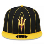 Arizona State University Sun Devils New Era Snapback Hat Classic Gold Stripe Cap