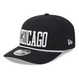 Chicago Whitesox Wordmark Rope New Era 9SEVENTY Stretch-Snap Hat Cap