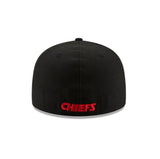 Kansas City Cheifs New Era 59fifty Fitted Hat-Black