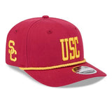 USC Trojans Wordmark Rope New Era 9SEVENTY Stretch-Snap Hat Cap