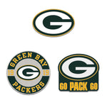 Green Bay Packers 3 piece Pin Set