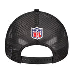San Francisco 49ers 2024 Historic Sideline Cream A-Frame New Era 9FORTY Trucker Rope Hat