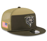 Chicago Bears 2025 Official Salute to Service New Era 9FIFTY SnapBack Hat