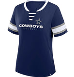 Dallas Cowboys Woman’s Fanatics Bling Draw Play Fashion Jersey