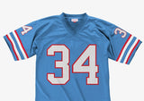Earl Campbell Houston Oilers 1980 NFL Legacy Mitchell & Ness Stitched Jersey - Light Blue