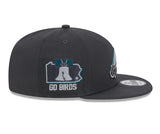 New NFL Philadelphia Eagles New Era 9FIFTY 2024 Draft Day SnapBack Hat - Grey