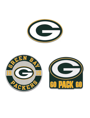 Green Bay Packers3 piece Pin Set