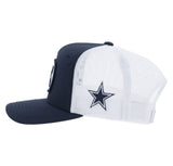 Dallas Cowboys HOOey Trucker Patch Logo Navy/White hat