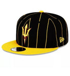 Arizona State University Sun Devils New Era Snapback Hat Classic Gold Stripe Cap