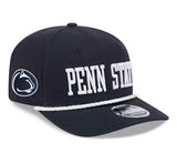 Penn State Wordmark Rope New Era 9SEVENTY Stretch-Snap Hat Cap