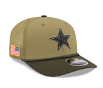 Dallas Cowboys 2025 New Era 9SEVENTY Salute to Service Sideline SnapBack Hat