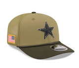 Dallas Cowboys 2025 New Era 9SEVENTY Salute to Service Sideline SnapBack Hat