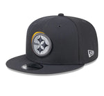 New NFL Pittsburgh Steelers New Era 9FIFTY 2024 Draft Day SnapBack Hat - Grey