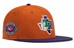 Texas Rangers New Era 59FIFTY “Cactus Fruit” Fitted Hat- Burnt Orange/Purple